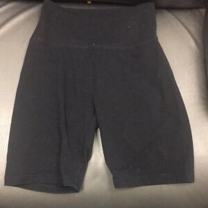 Women's Black hi rise Shorts